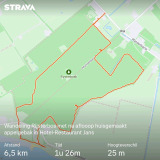 9 februari 2025: Wandeling met na afloop koffie/thee met huisgemaakt appelgebak